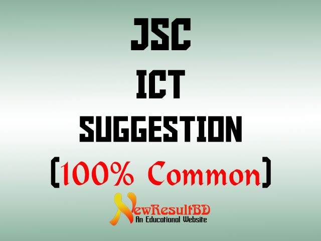 JSC ICT Suggestion 2018