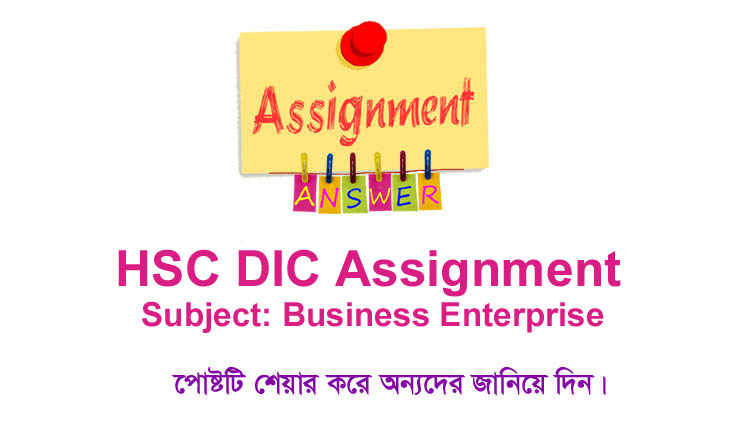 HSC BM Business Enterprise Assignment