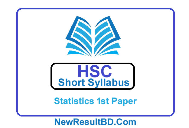 HSC Statistics 1st Paper New Short Syllabus 2021 (এইচএসসি পরিসংখ্যান ১ম পত্র সিলেবাস)