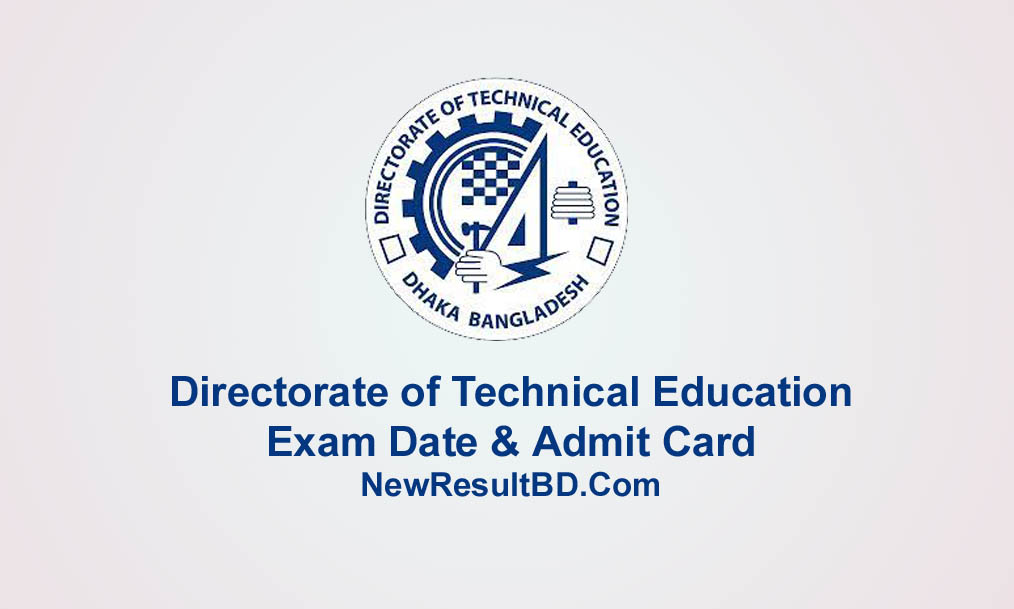 Directorate of Technical Education (DTE) Exam Date & Admit Card
