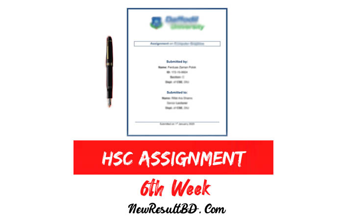 HSC 6th Week Assignment