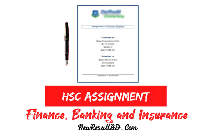 finance 1050 insurance assignment