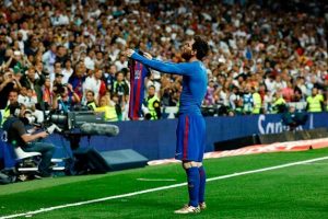 Lionel Messi El Clasico iconic moment