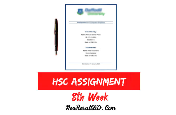 HSC 8th Week Assignment