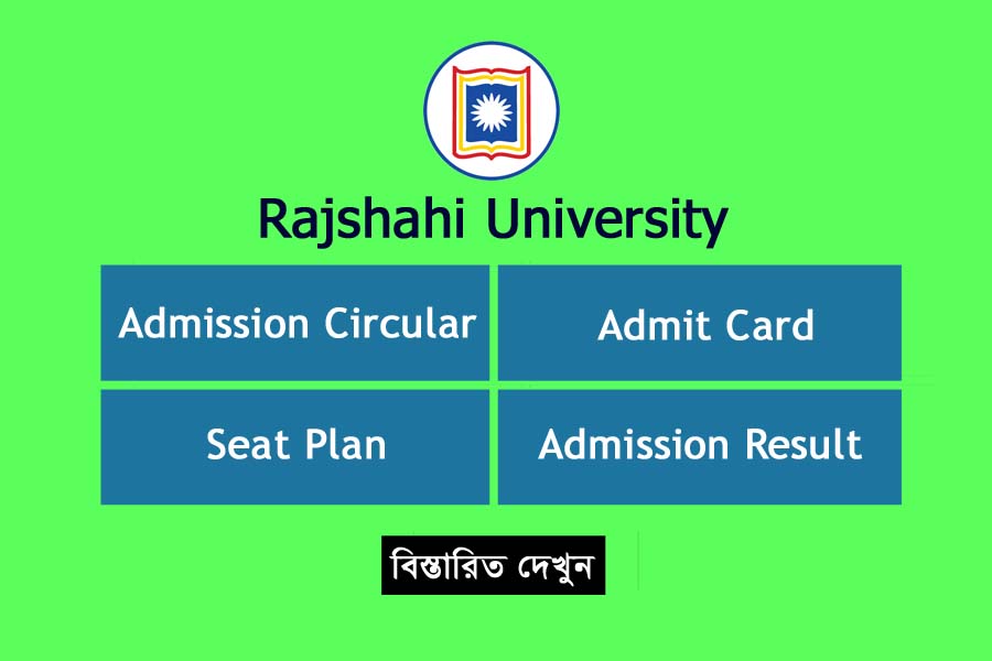 Rajshahi University (RU) Admit card download & seat plan