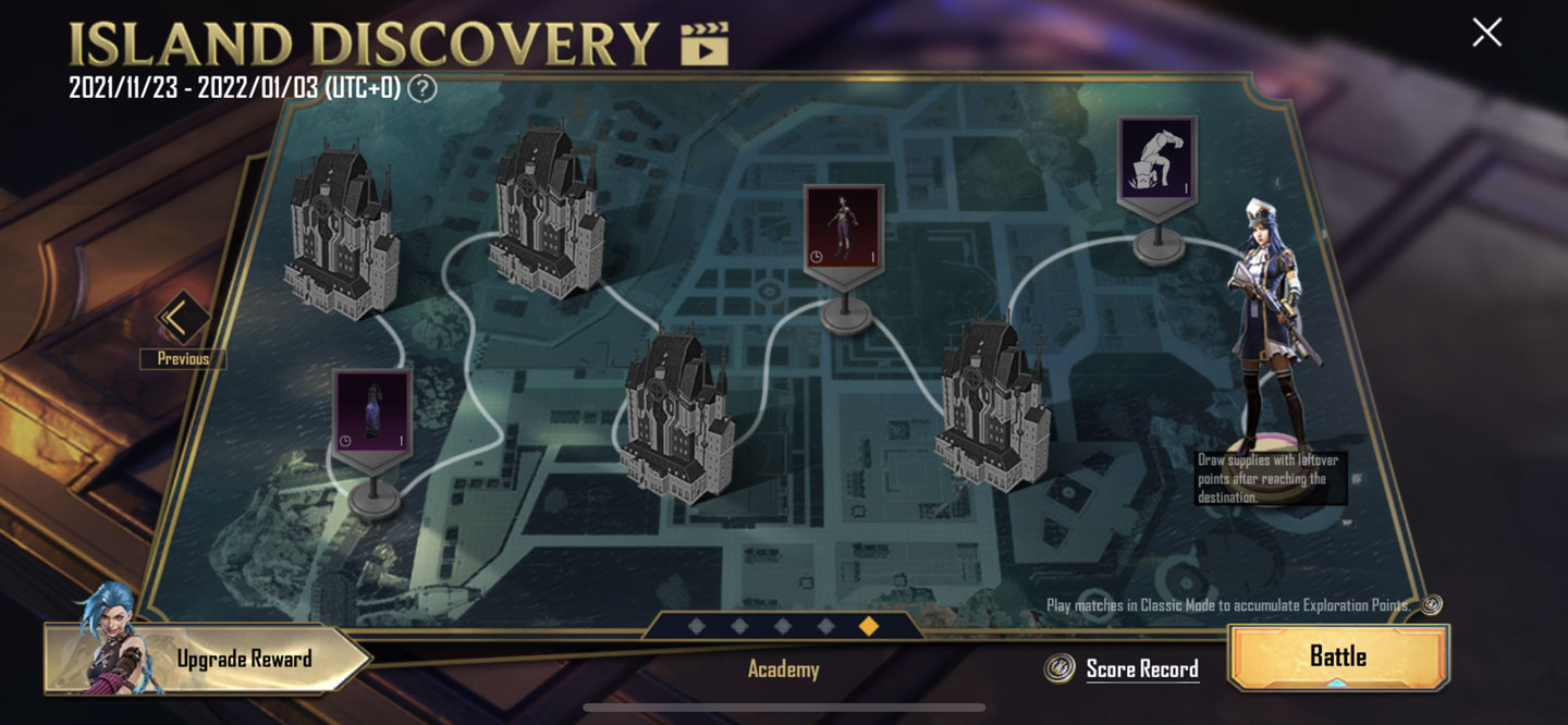 PUBG Mobile Arcane skins island discovery guide