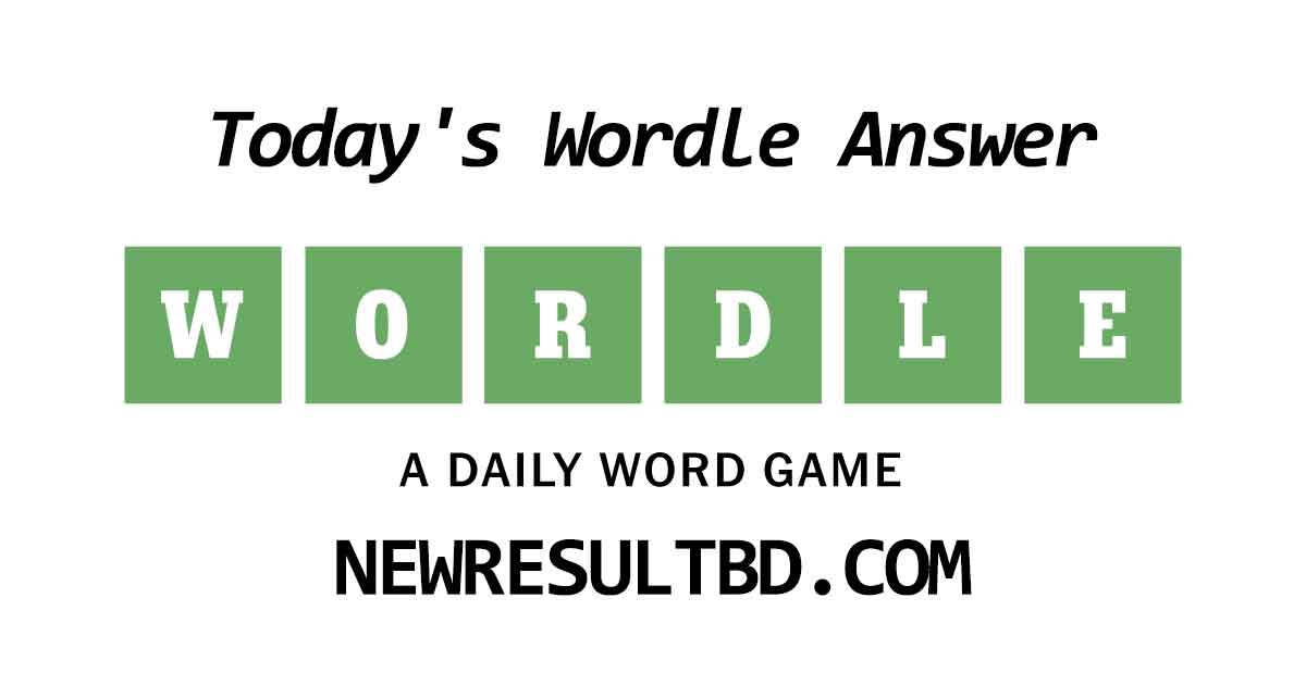 Today wordle answer april 6