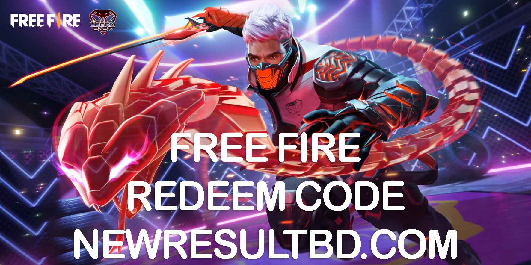 Free fire redeem code today