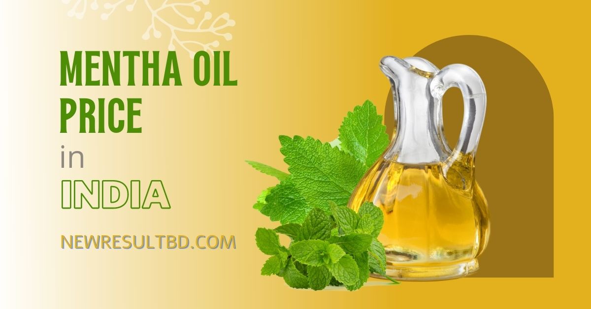 mentha oil price in india