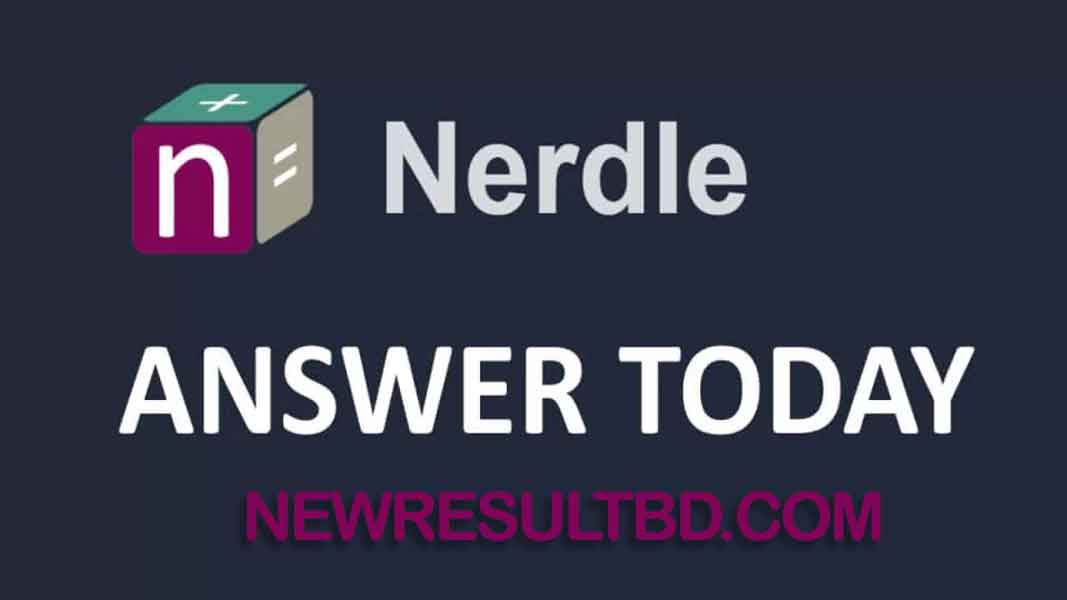 Nerdle 143 Answer June 11, 2022 (6/11/22)