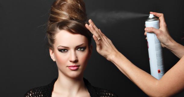 How to stop hairspray flaking all over your body