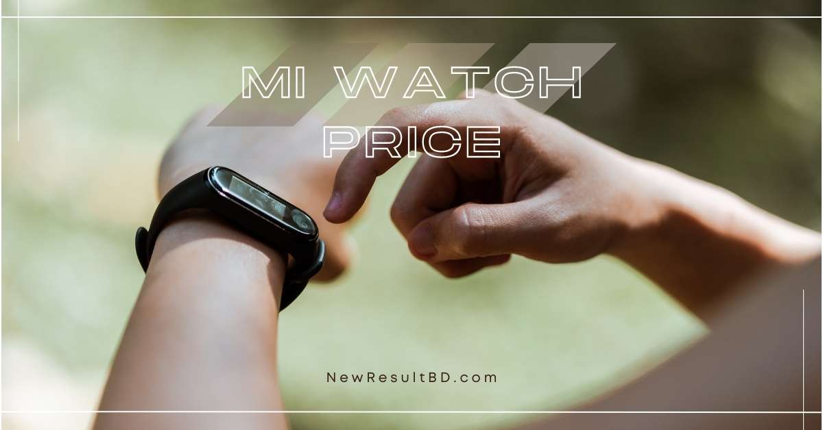 mi watch price
