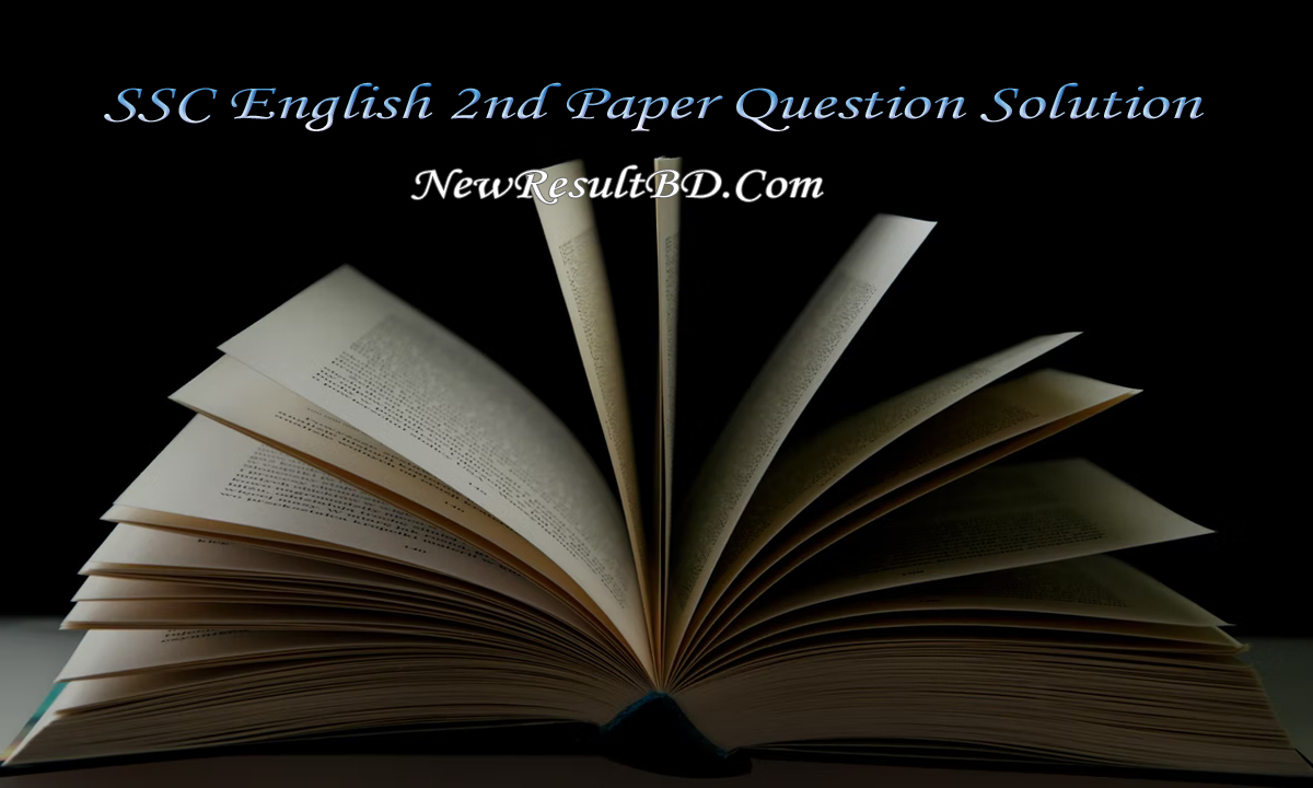 Ssc English 2nd Paper Question Solution 2022 100 Correct Answer Newresultbdcom 5233