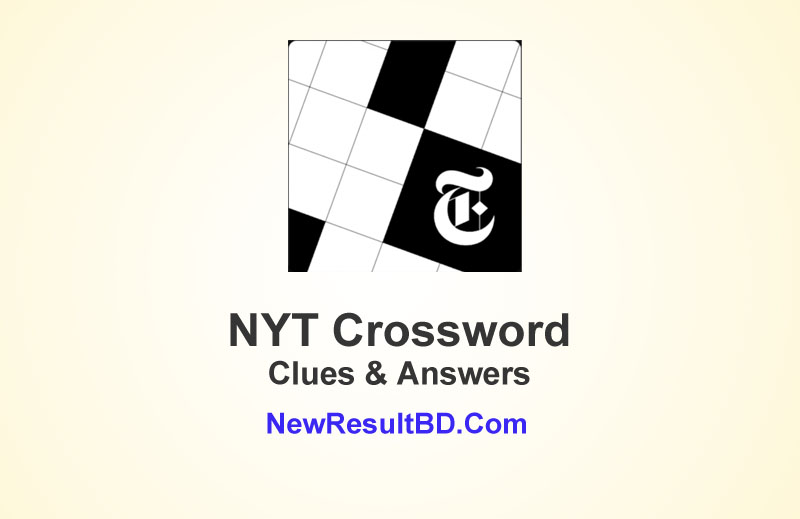 NYT Crossword Answers & Clues Today 13 December 2023