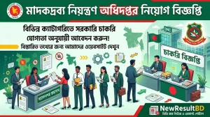৬৮ পদে মাদকদ্রব্য নিয়ন্ত্রণ অধিদপ্তর নিয়োগ বিজ্ঞপ্তি ২০২৬