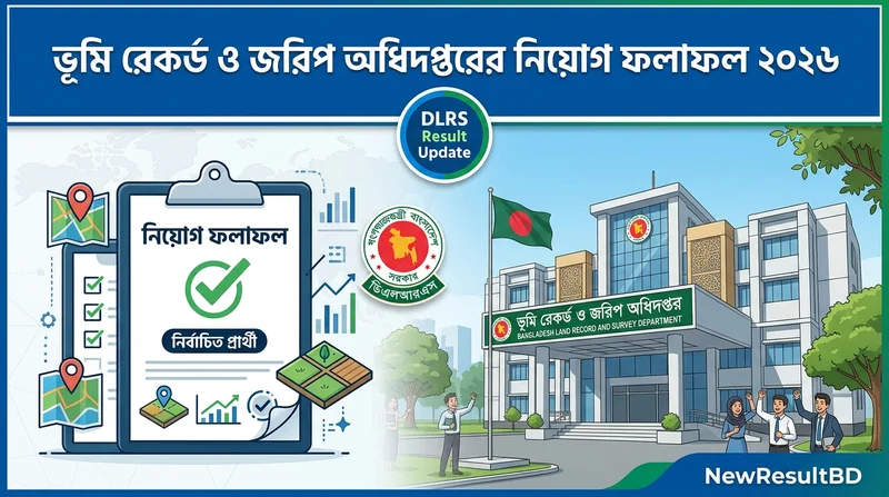 ভূমি রেকর্ড ও জরিপ অধিদপ্তরের নিয়োগ পরীক্ষার ফলাফল প্রকাশ ২০২৬