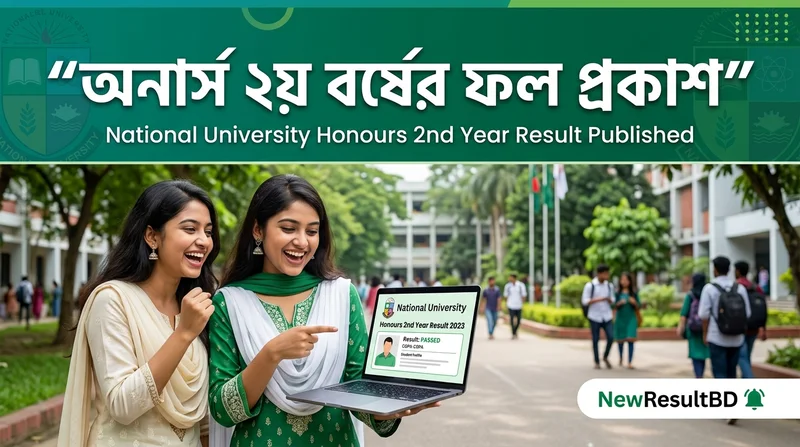 জাতীয় বিশ্ববিদ্যালয়ের অনার্স ২য় বর্ষের ফল, nu honours 2nd year result