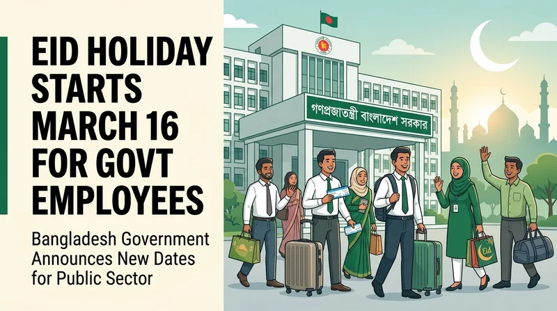 Eid Holiday for Government Employees to Start from March 16